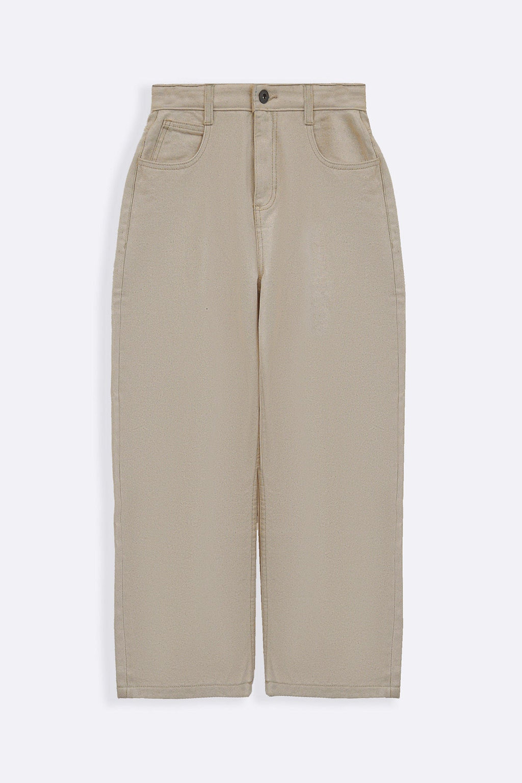 ECRU HIGH WAIST COCOON JEANS