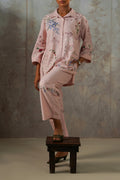 LIGHT PINK PINK BERRY BARREL PANTS