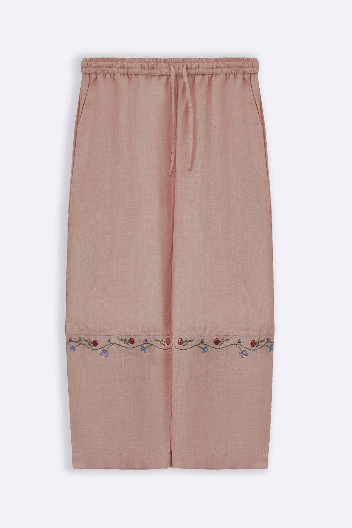 LIGHT PINK PINK BERRY BARREL PANTS