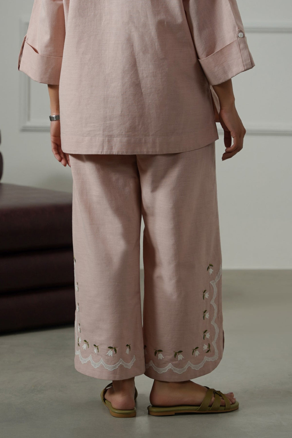 PINK BELL FLORAL CULOTTES