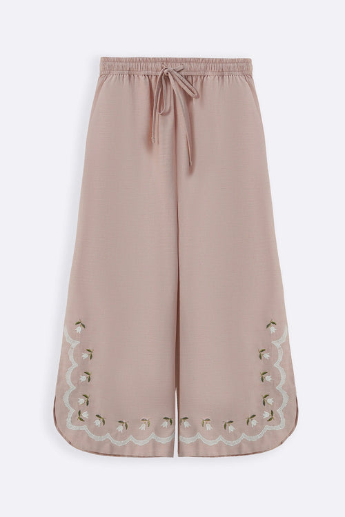 PINK BELL FLORAL CULOTTES