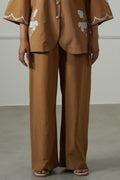 OCHRE BROWN EVERYDAY STRAIGHT PANTS