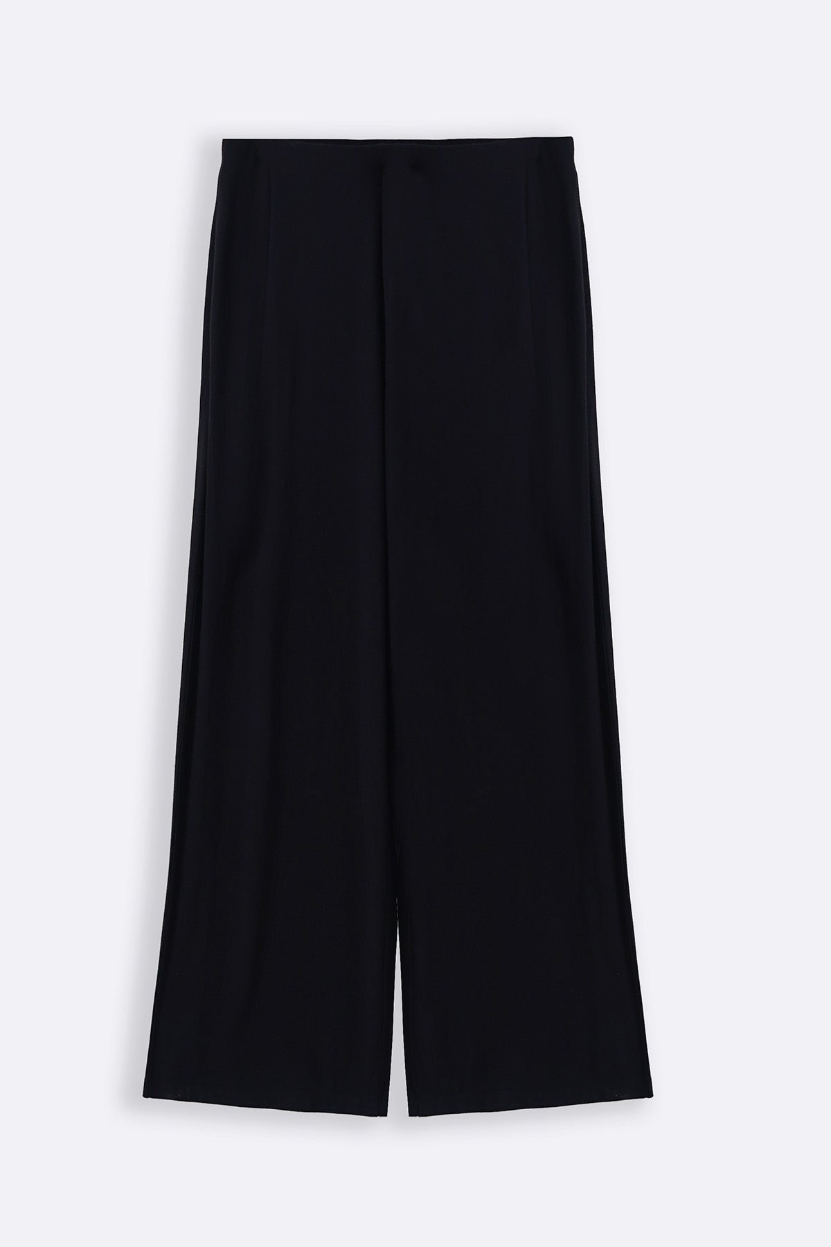 BLACK MODAL FLOWY PANTS