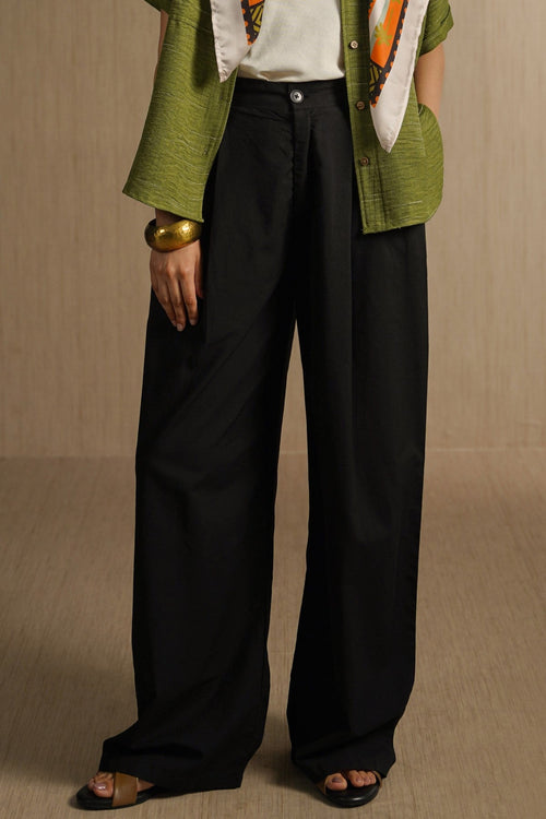 BLACK BLACK FLORA PANTS