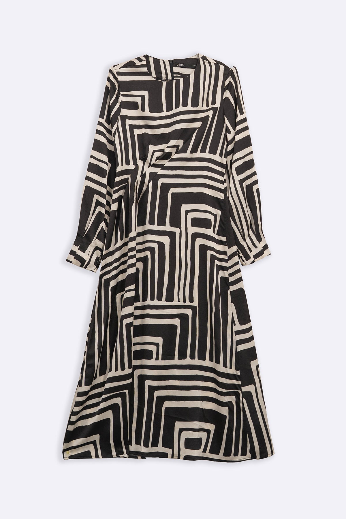 BLACK STUDIO SATIN DRESS