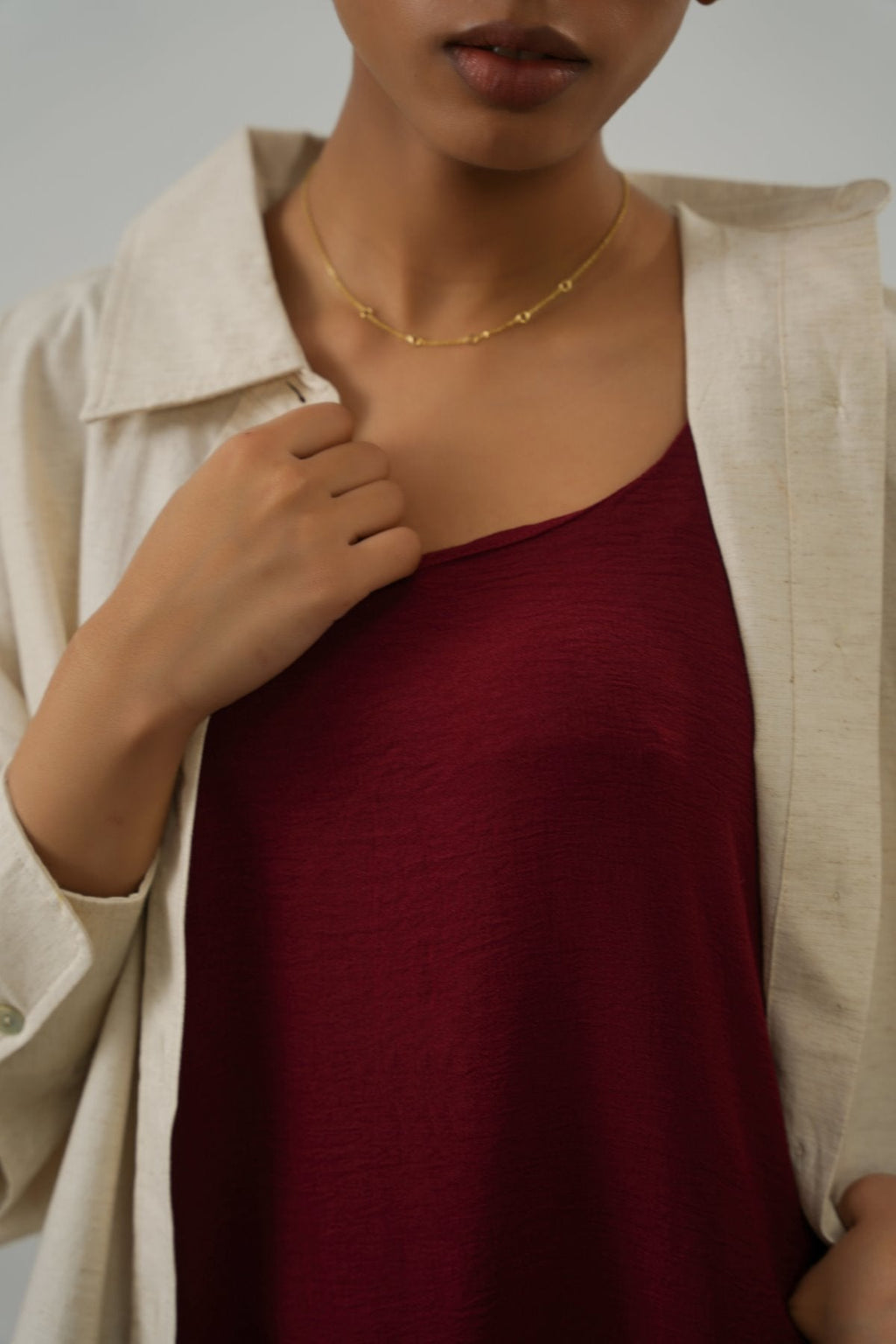 OX BLOOD SUMMER CHILL DRESS