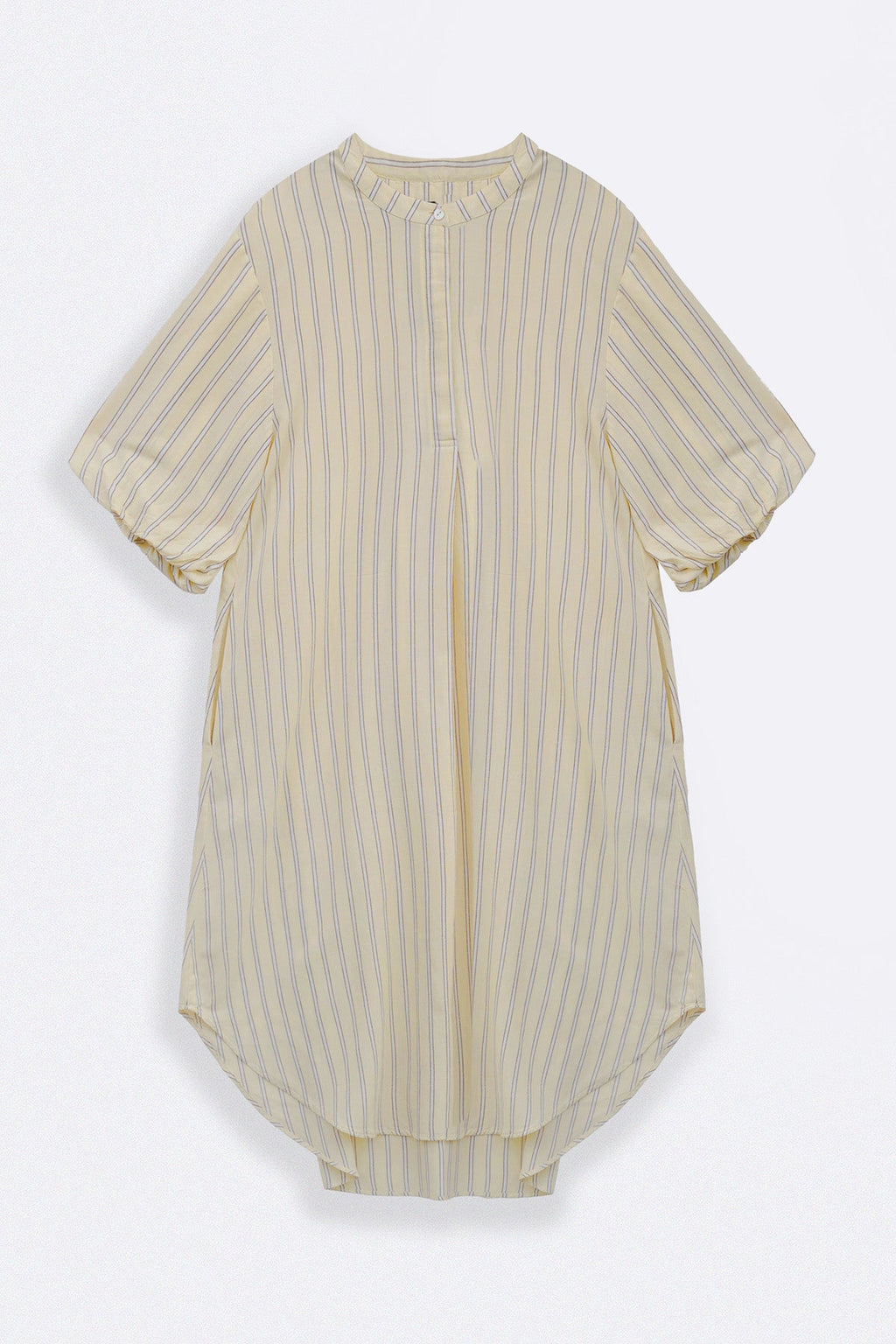 YELLOW LEMON LINE SUMMER DRESS