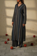 NAVY RESORT TUNIC WITH LINING