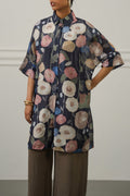 GREY NOCTURNAL BLOOM SHIRT