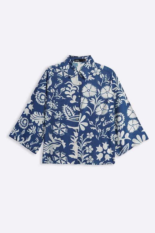 BLUE BUKETAN BUTTON DOWN SHIRT