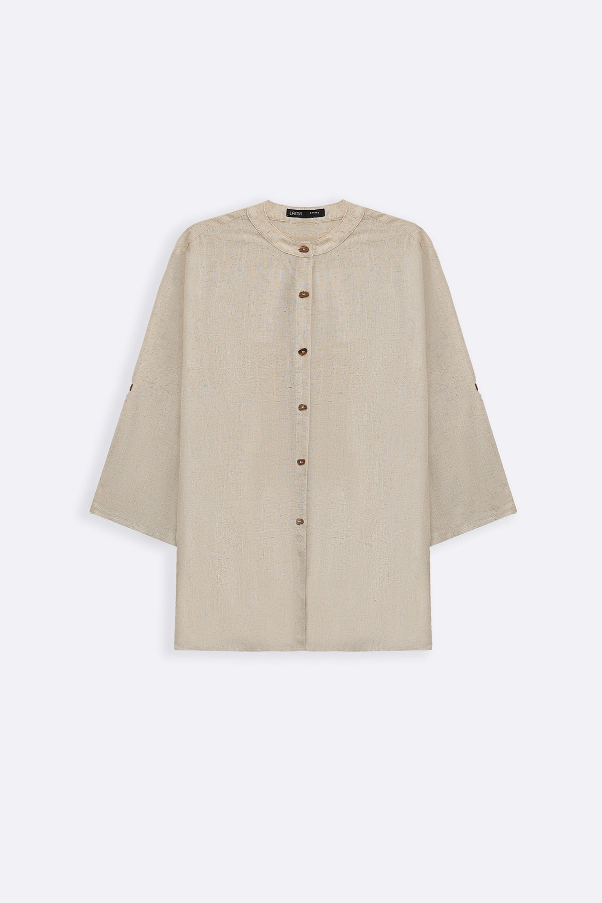 OAT MELANGE LINEN BLEND EASE SHIRT