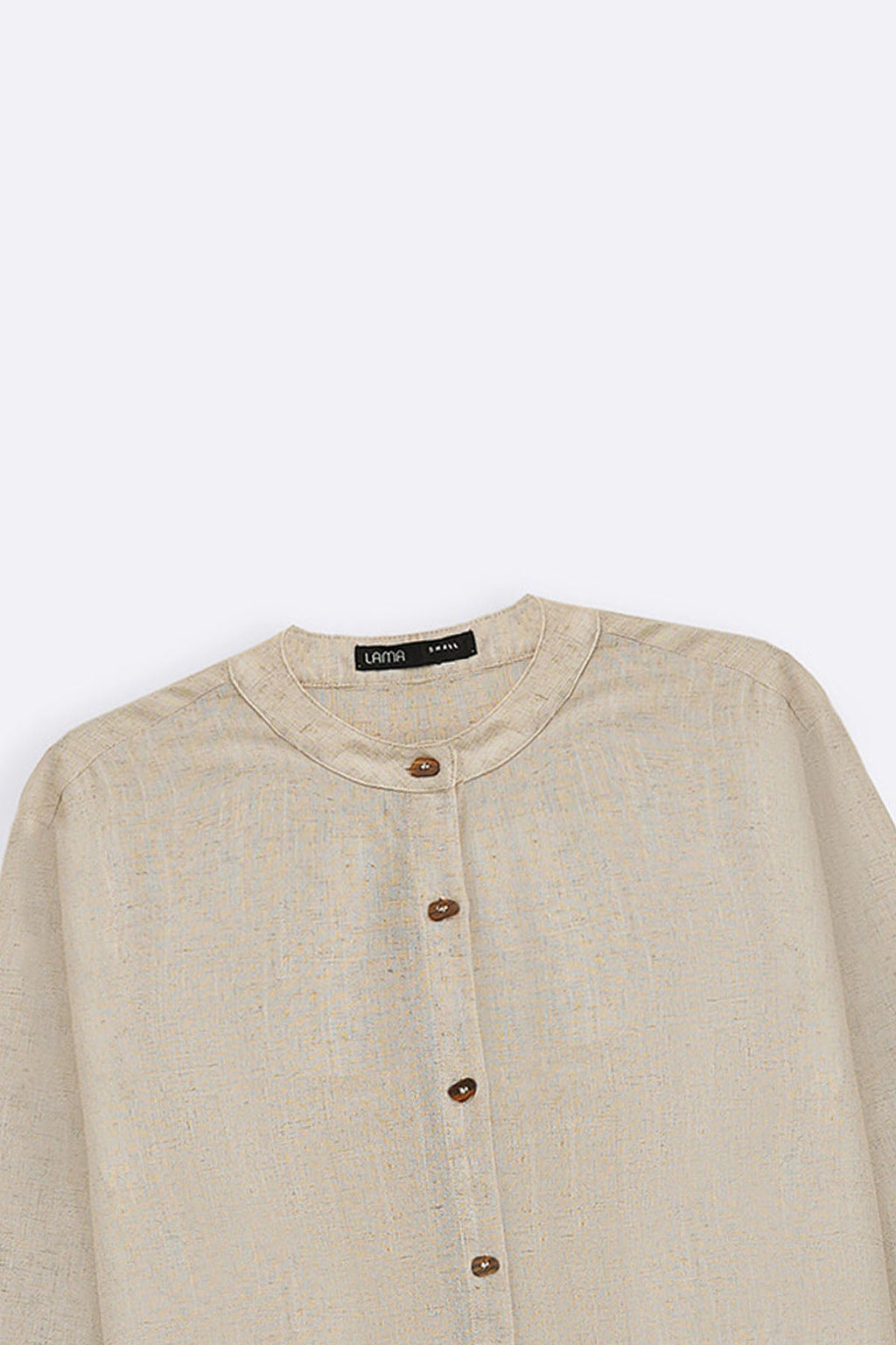 OAT MELANGE LINEN BLEND EASE SHIRT