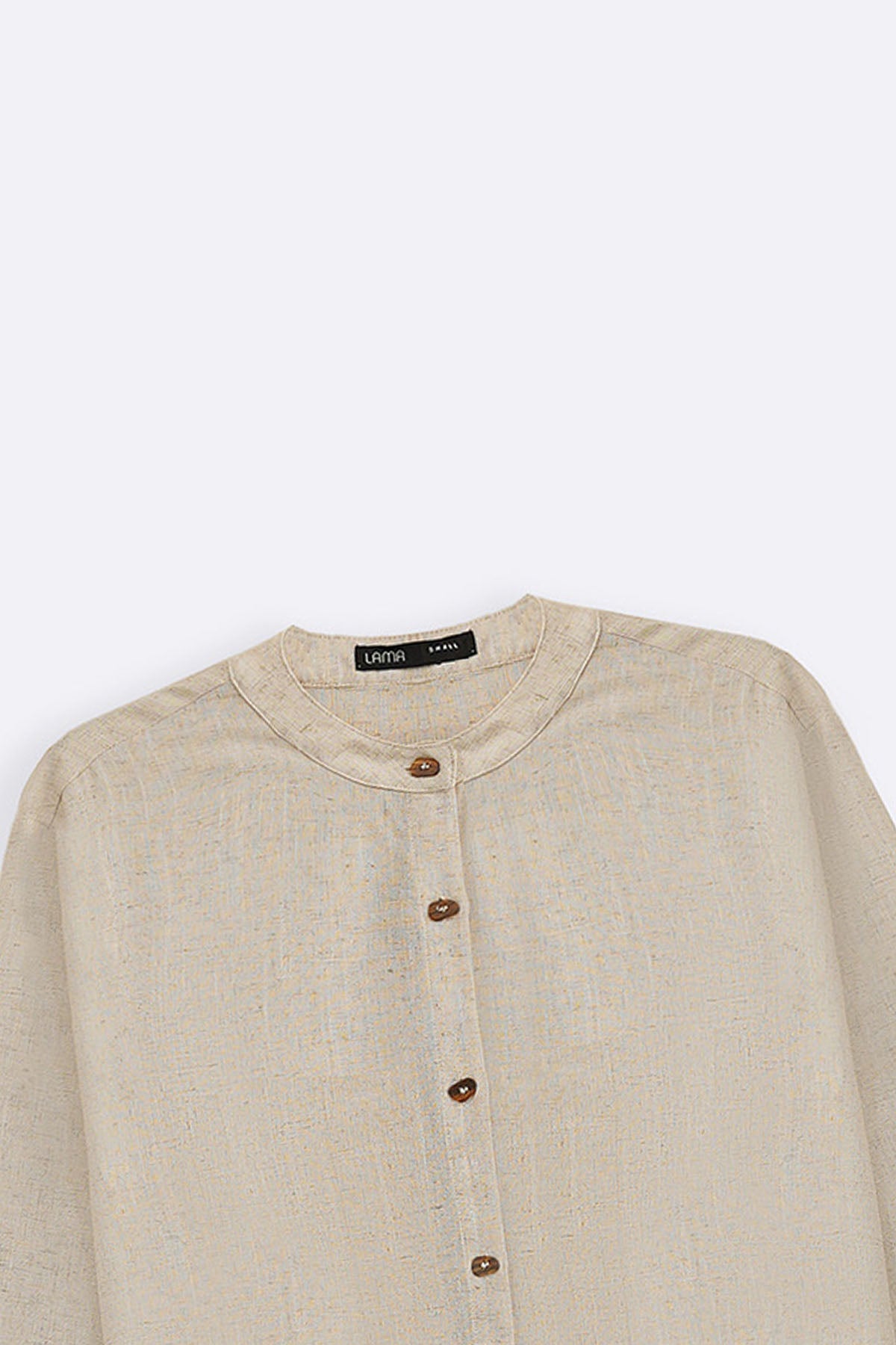 OAT MELANGE LINEN BLEND EASE SHIRT