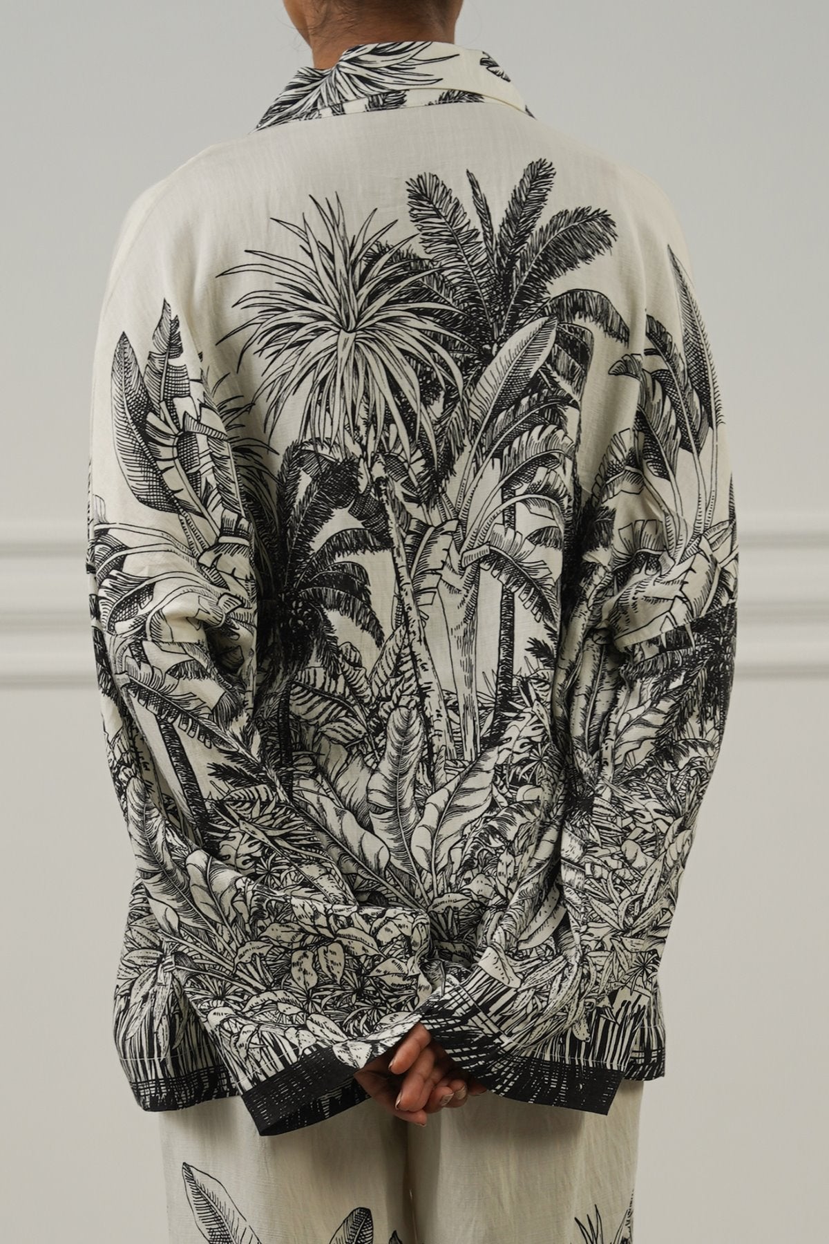 OFF WHITE JUNGLE ETCH SHIRT