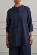 NAVY ESSENTIAL BREEZE SHIRT