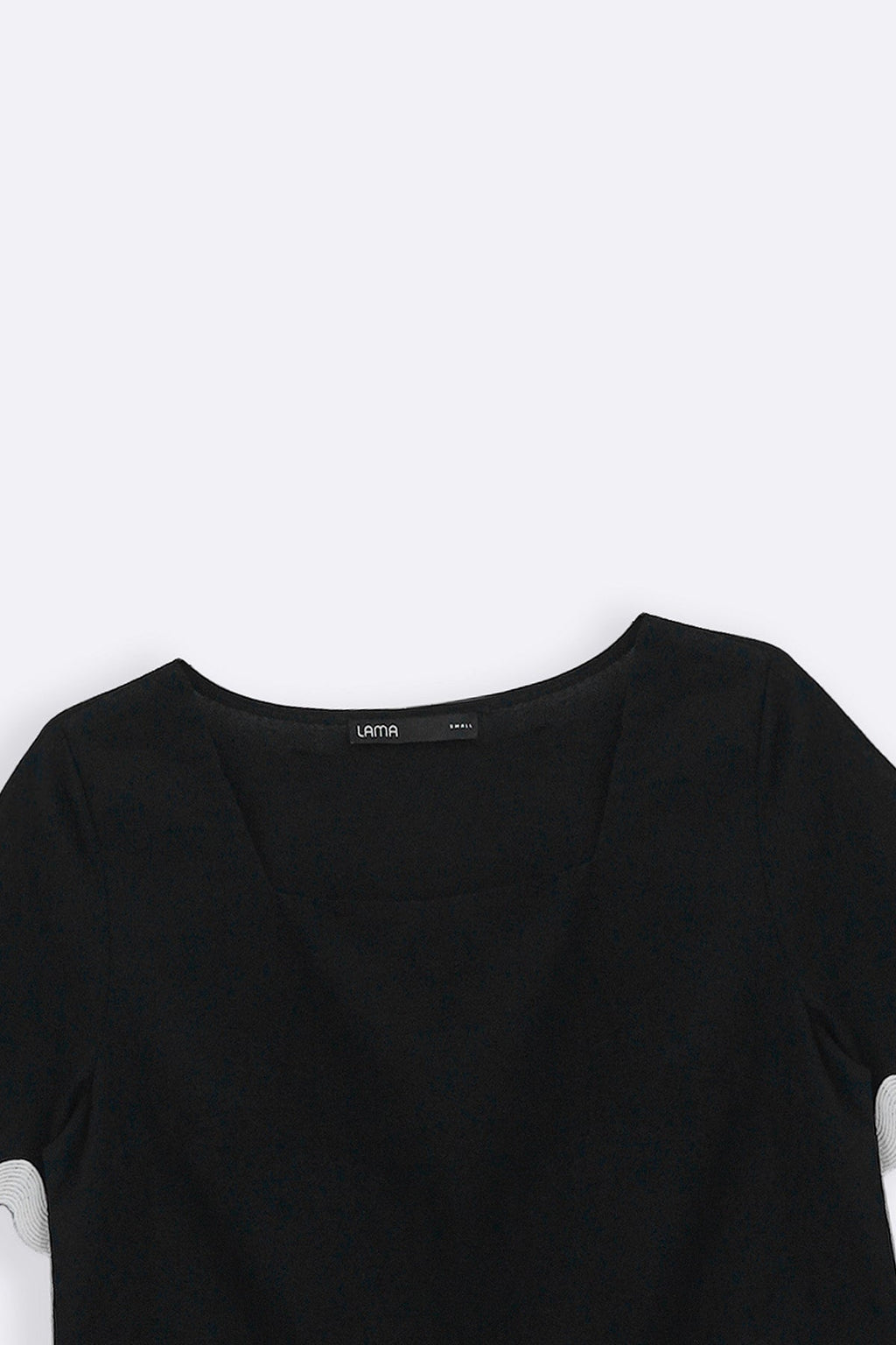 BLACK RIC RAC TOP
