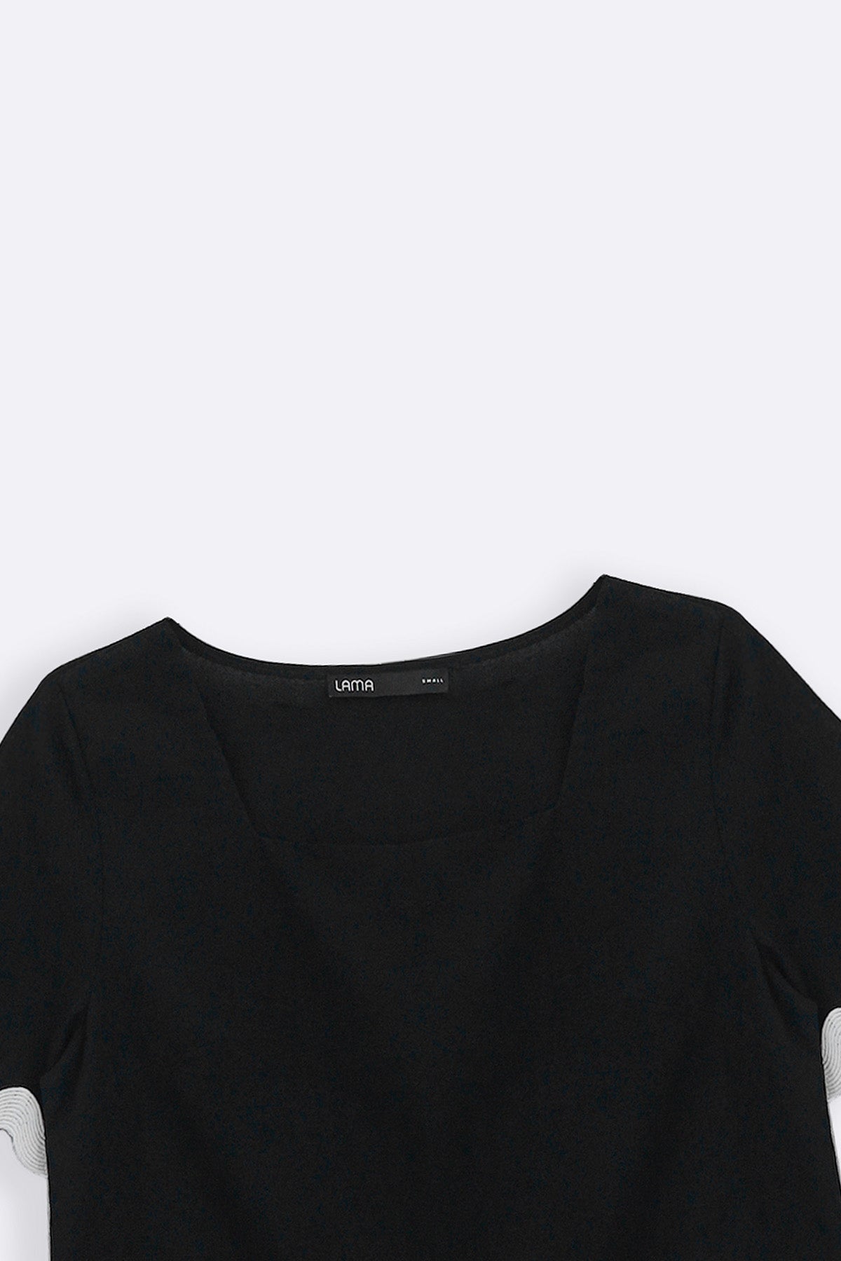 BLACK RIC RAC TOP