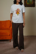 WHITE MELA BAHARAN TEE