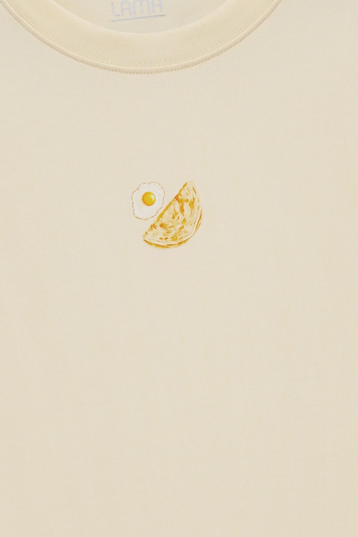 BUTTER YELLOW ANDA PARATHA TEE