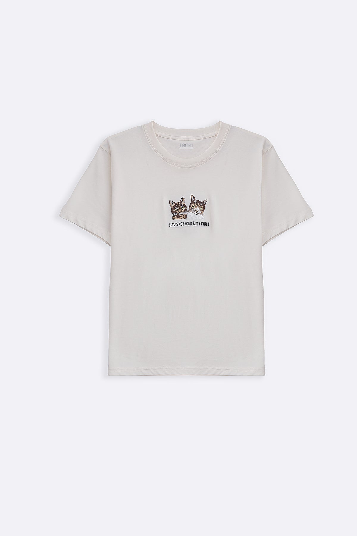 IVORY KITTY PARTY TEE