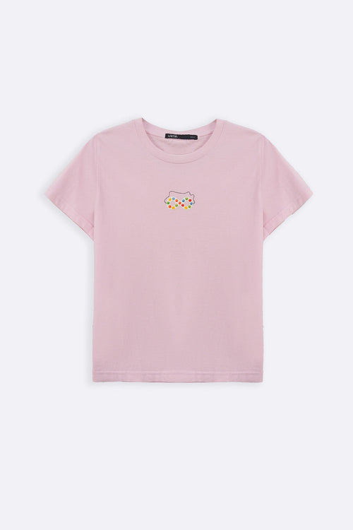 LIGHT PINK BUNTIES TEE