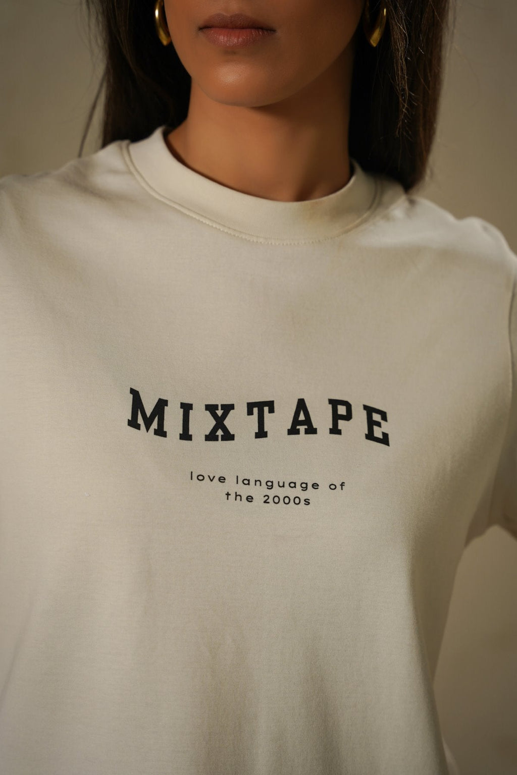 IVORY MIXTAPE TEE
