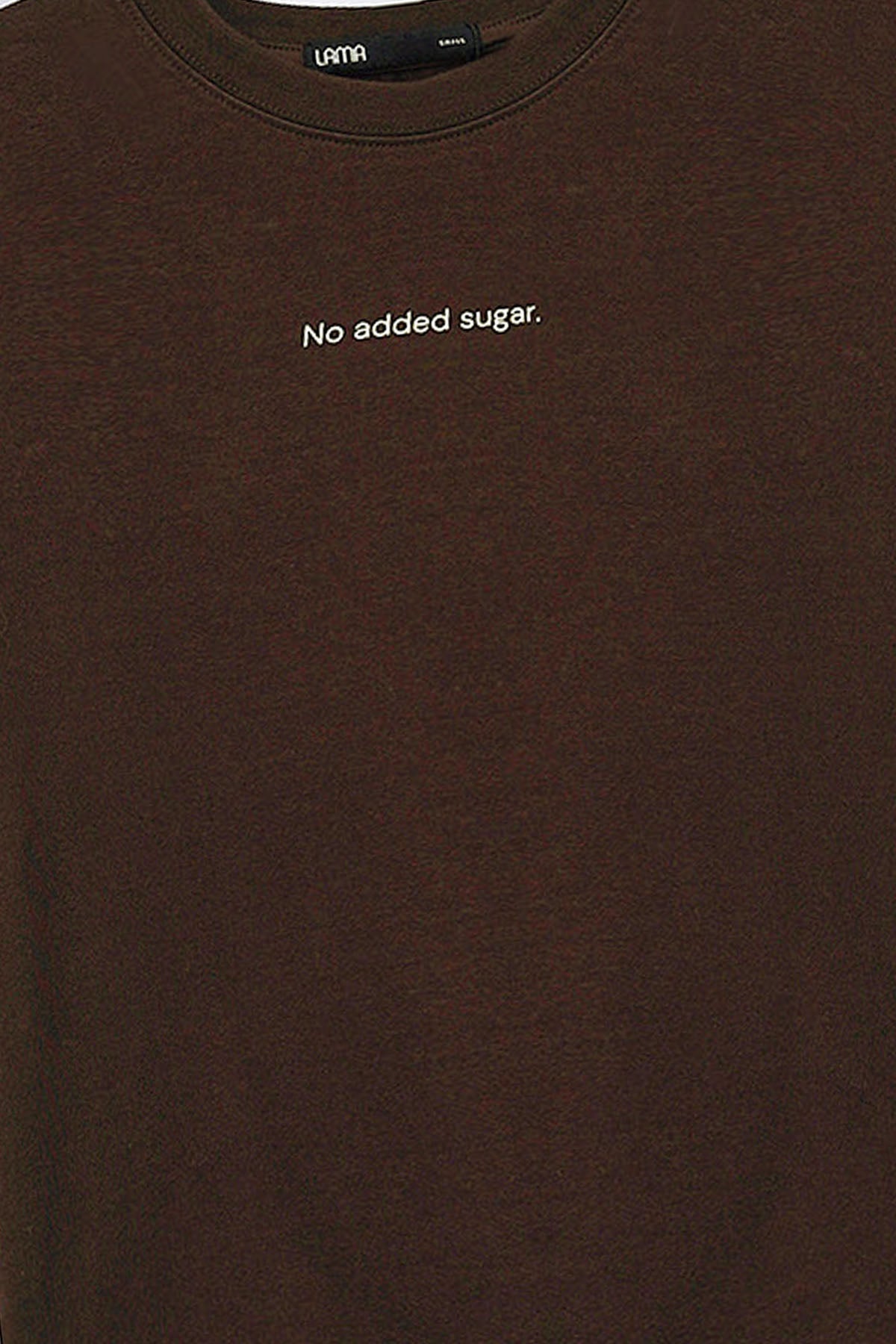 BROWN NO ADDED SUGAR TEE
