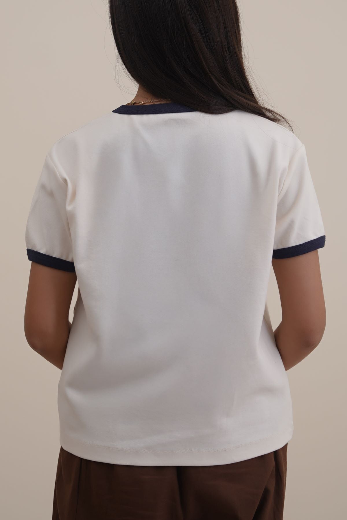 IVORY RINGER TEE