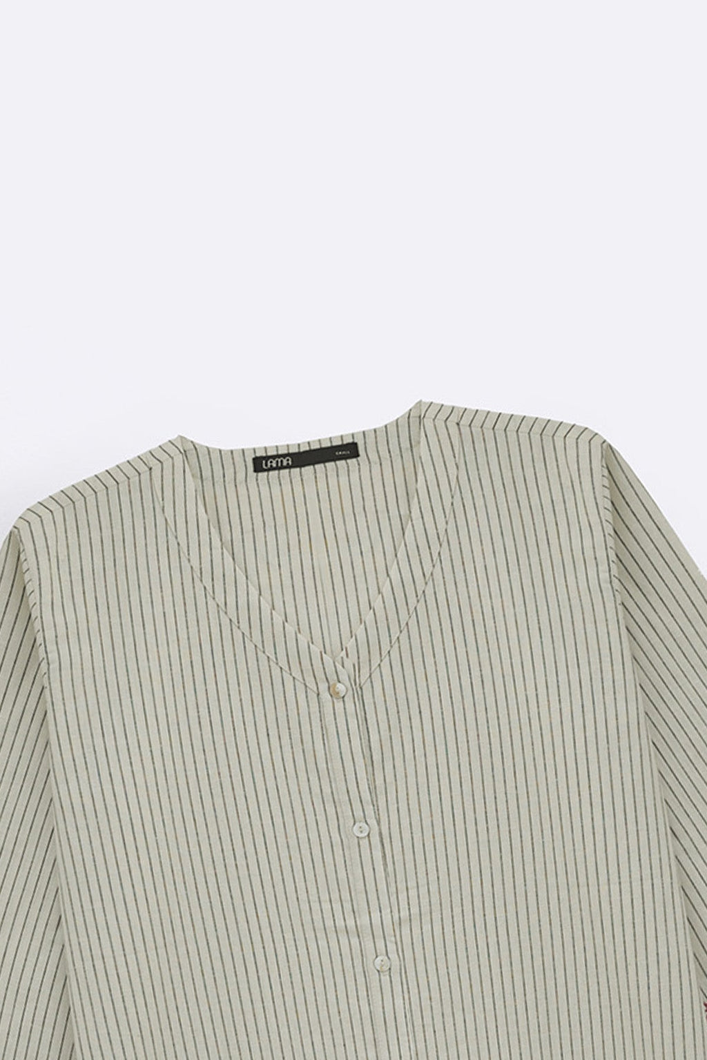 ECRU CHERRY STORY PINSTRIPE SHIRT