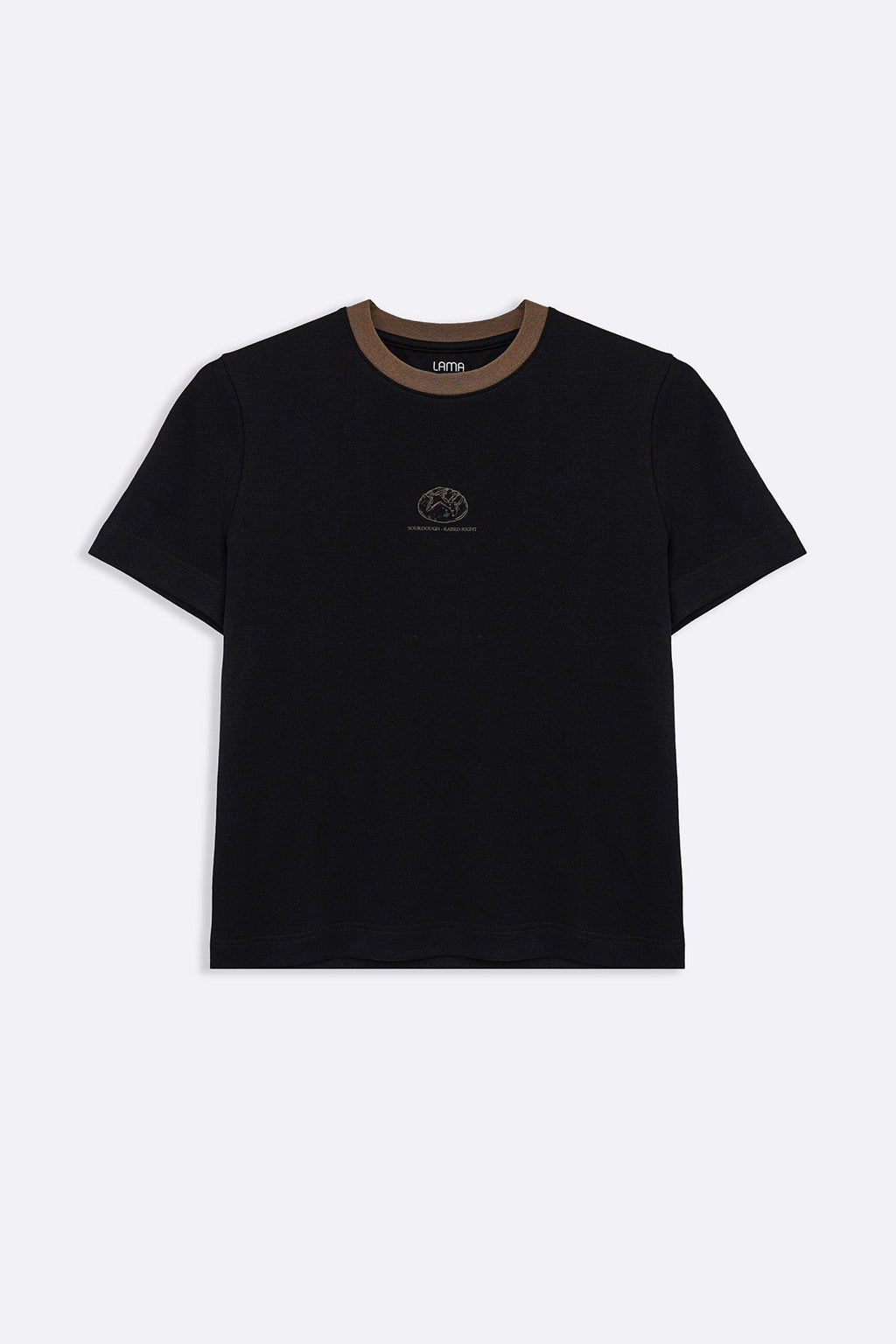BLACK SOURDOUGH PRINT TEE