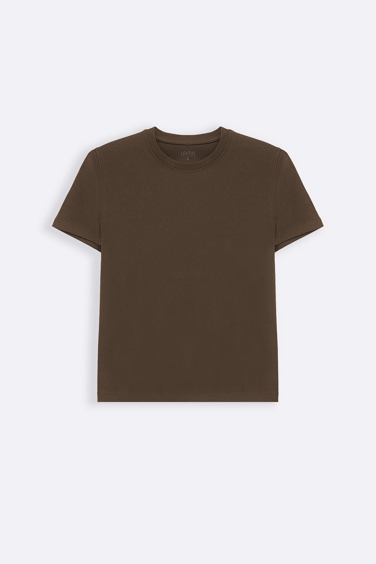 BROWN CASUAL EVERYDAY TEE