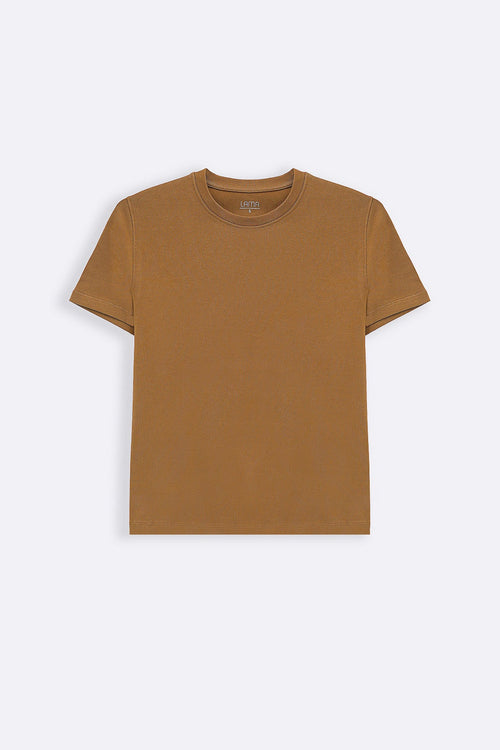 TAUPE CASUAL EVERYDAY TEE
