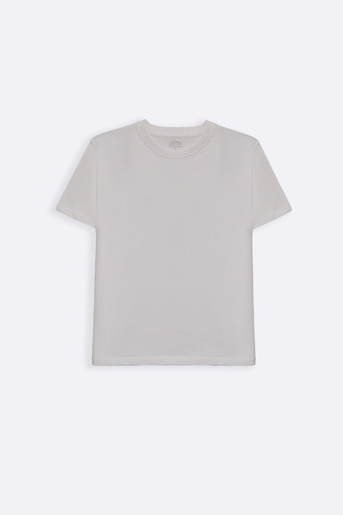 WHITE CASUAL EVERYDAY TEE