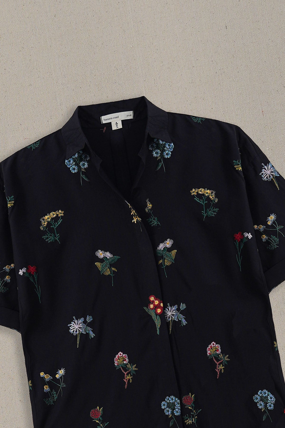 BLACK BLACK FLORA TUNIC