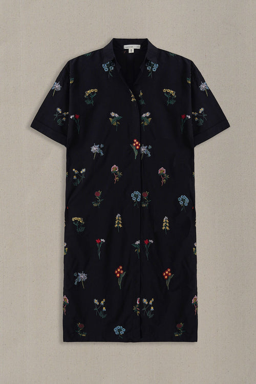 BLACK BLACK FLORA TUNIC