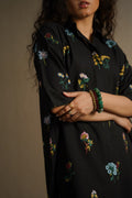BLACK BLACK FLORA TUNIC