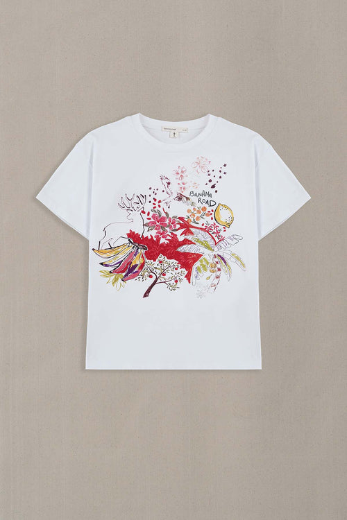 WHITE BANANA ROAD OPENER TEE