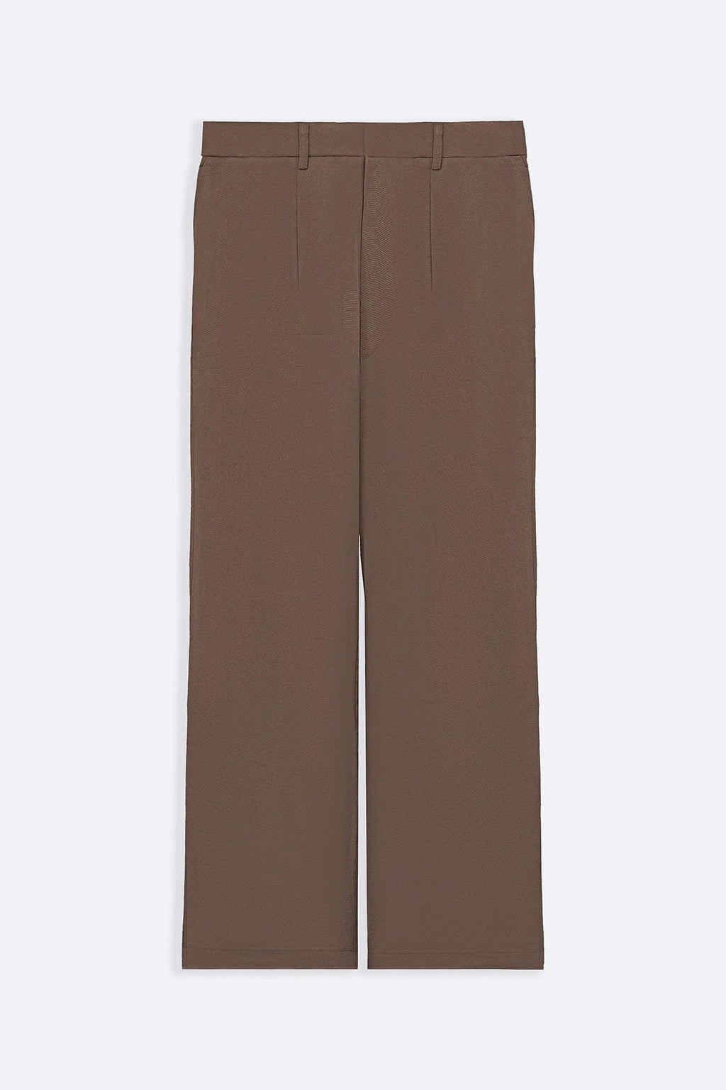 COFFEE WIDE LEG TROUSERS