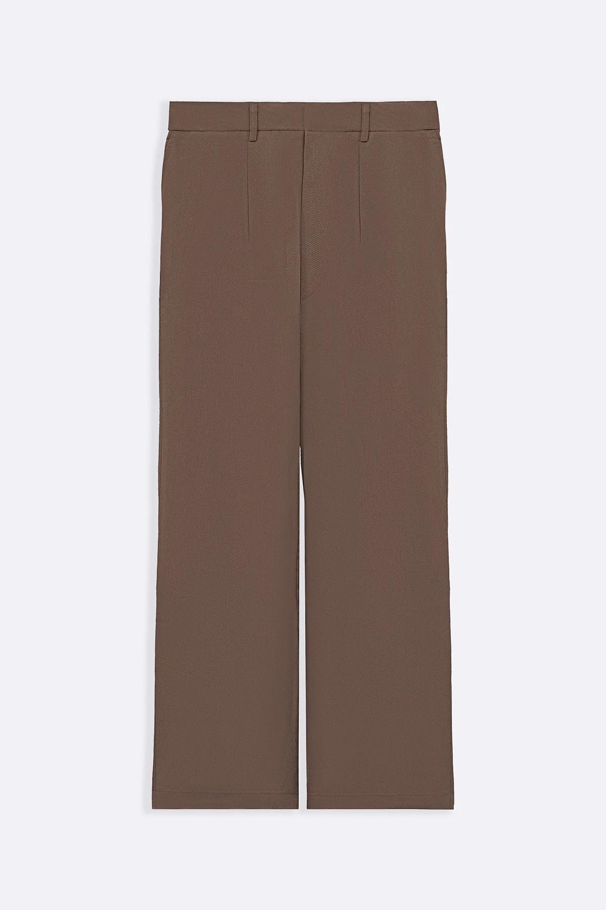 COFFEE WIDE LEG TROUSERS