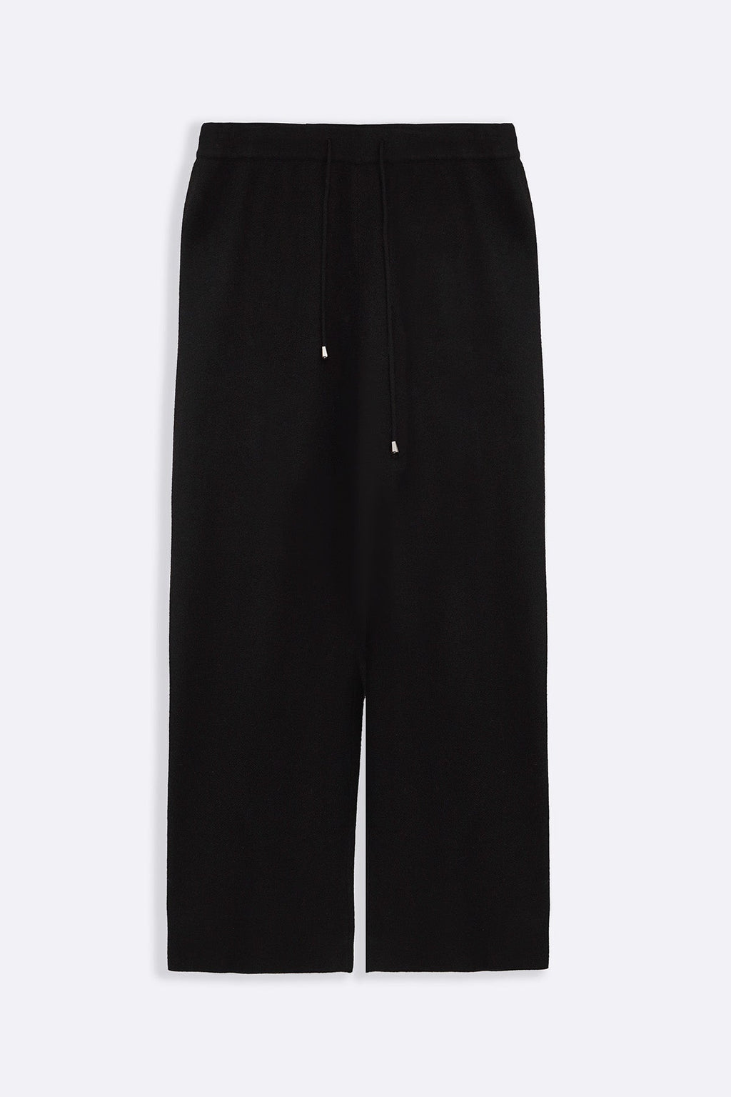 BLACK BUTTON KNIT PANT