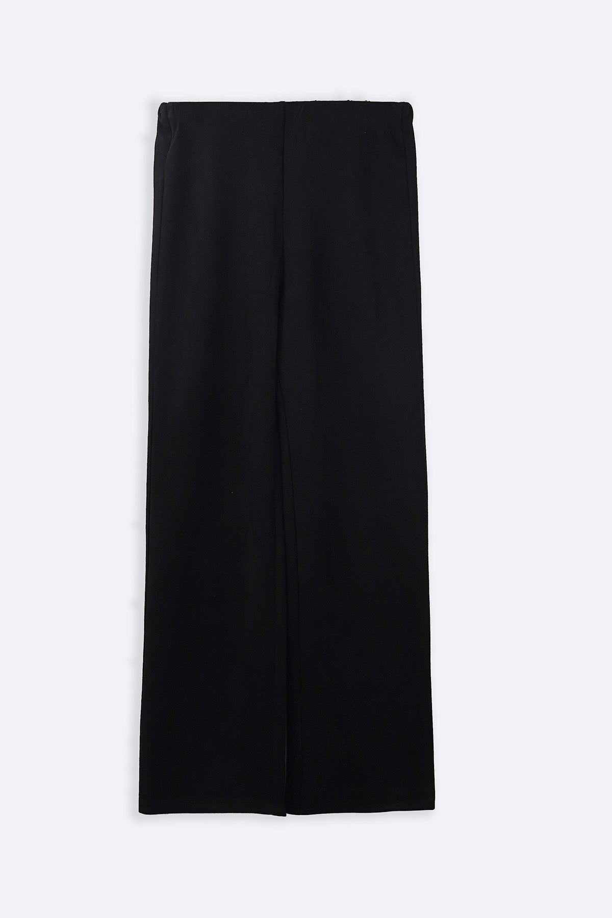 BLACK SUEDE EASY PANTS