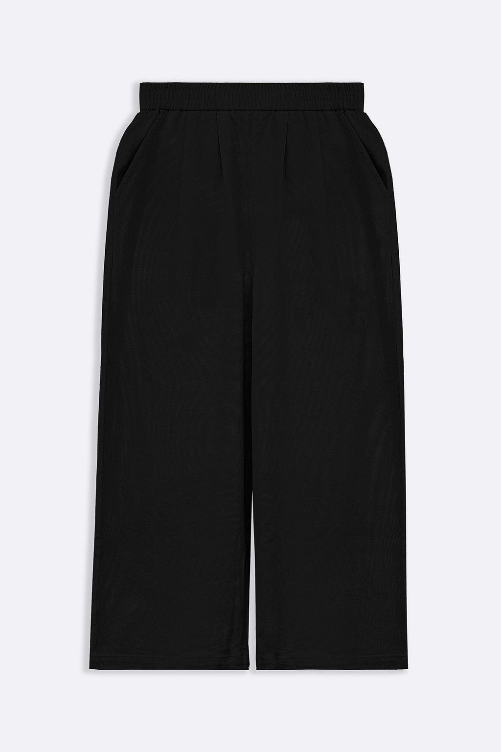 BLACK CROPPED PANTS