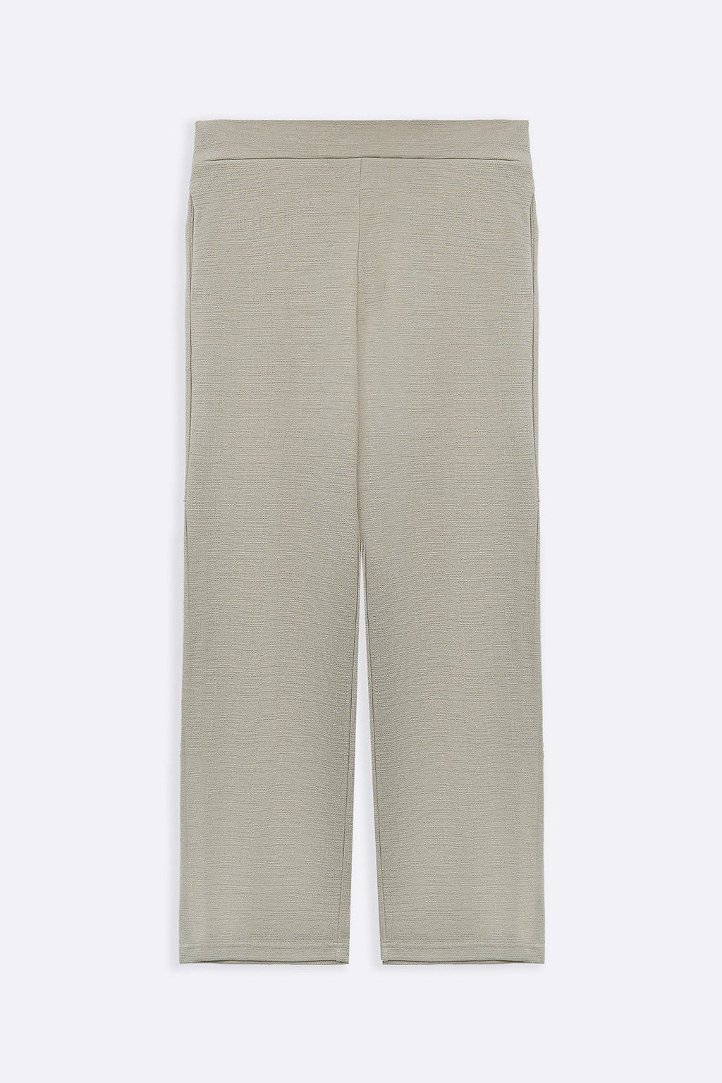 OAT WHITE TEXTURED PANTS
