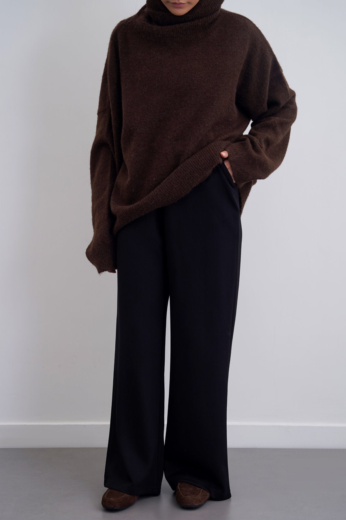 BLACK STREAMLINE NEOPRENE PANTS