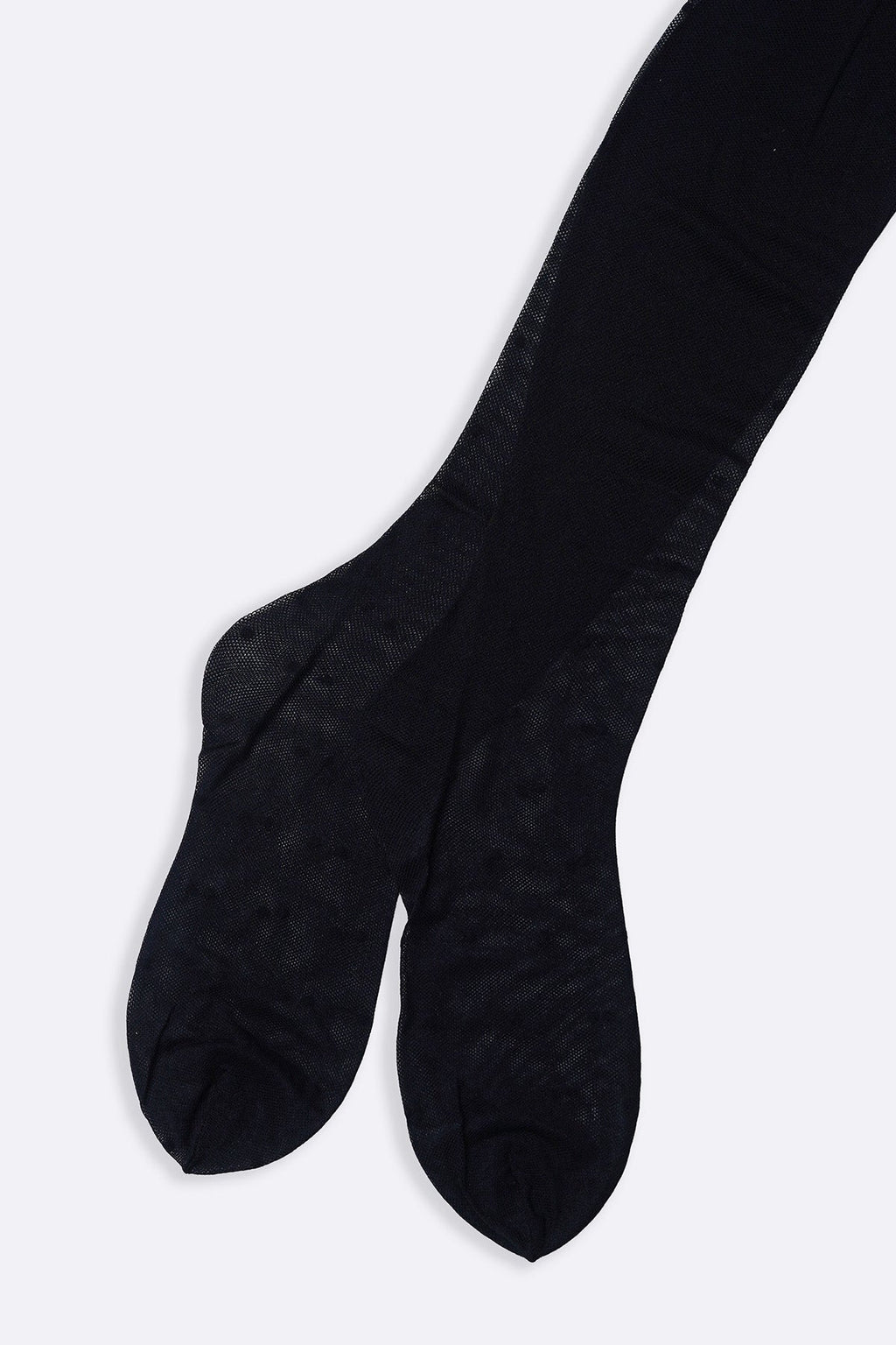 BLACK MESH DOT STOCKINGS