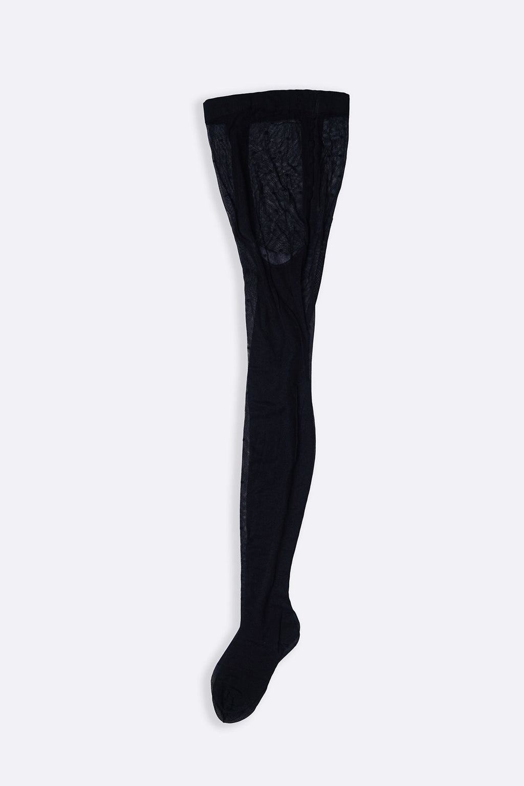 BLACK MESH DOT STOCKINGS