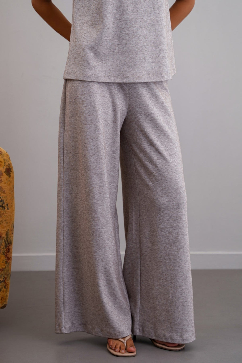 OAT WHITE CLOUD STRETCHY PANT