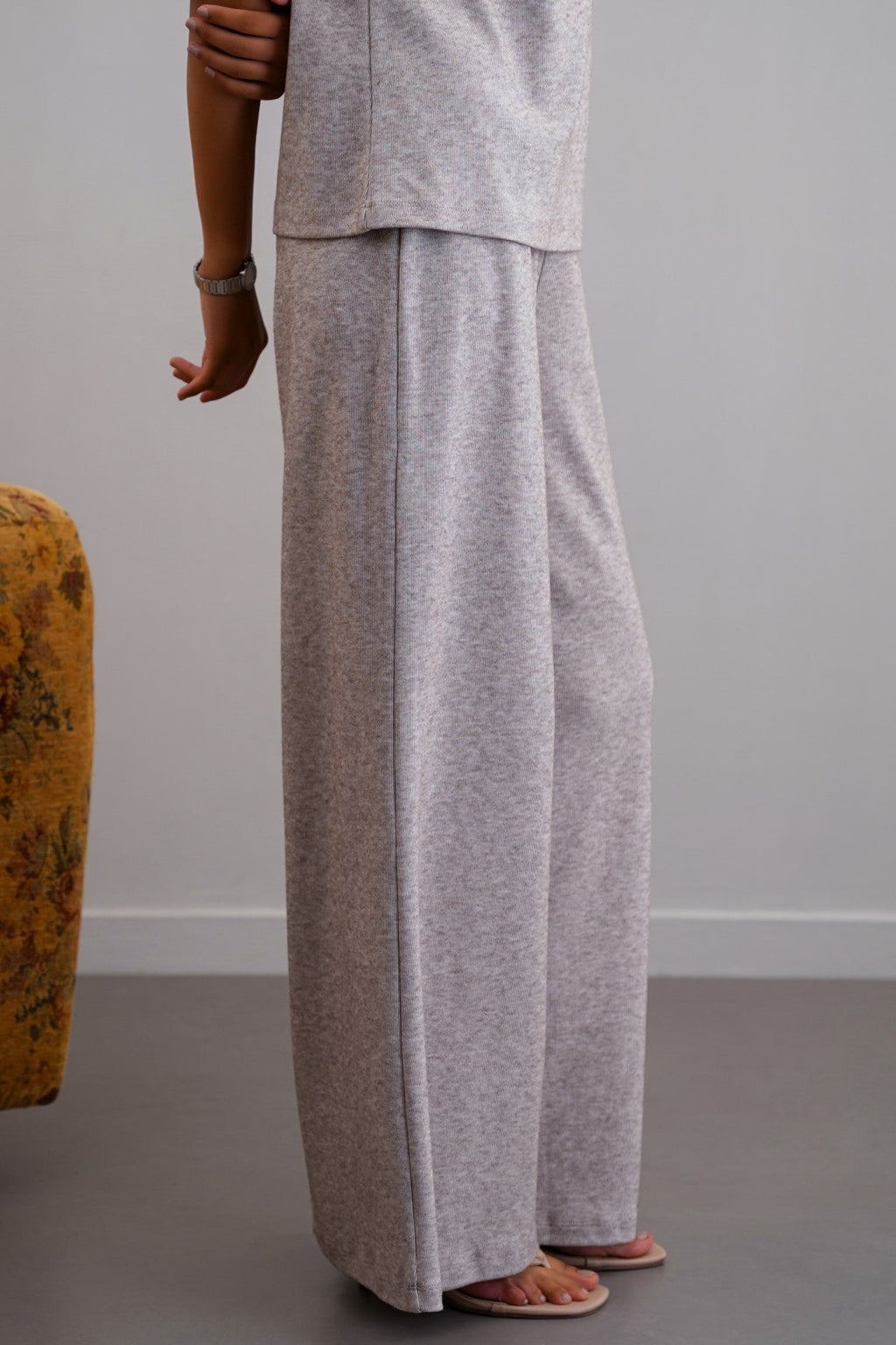 OAT WHITE CLOUD STRETCHY PANT