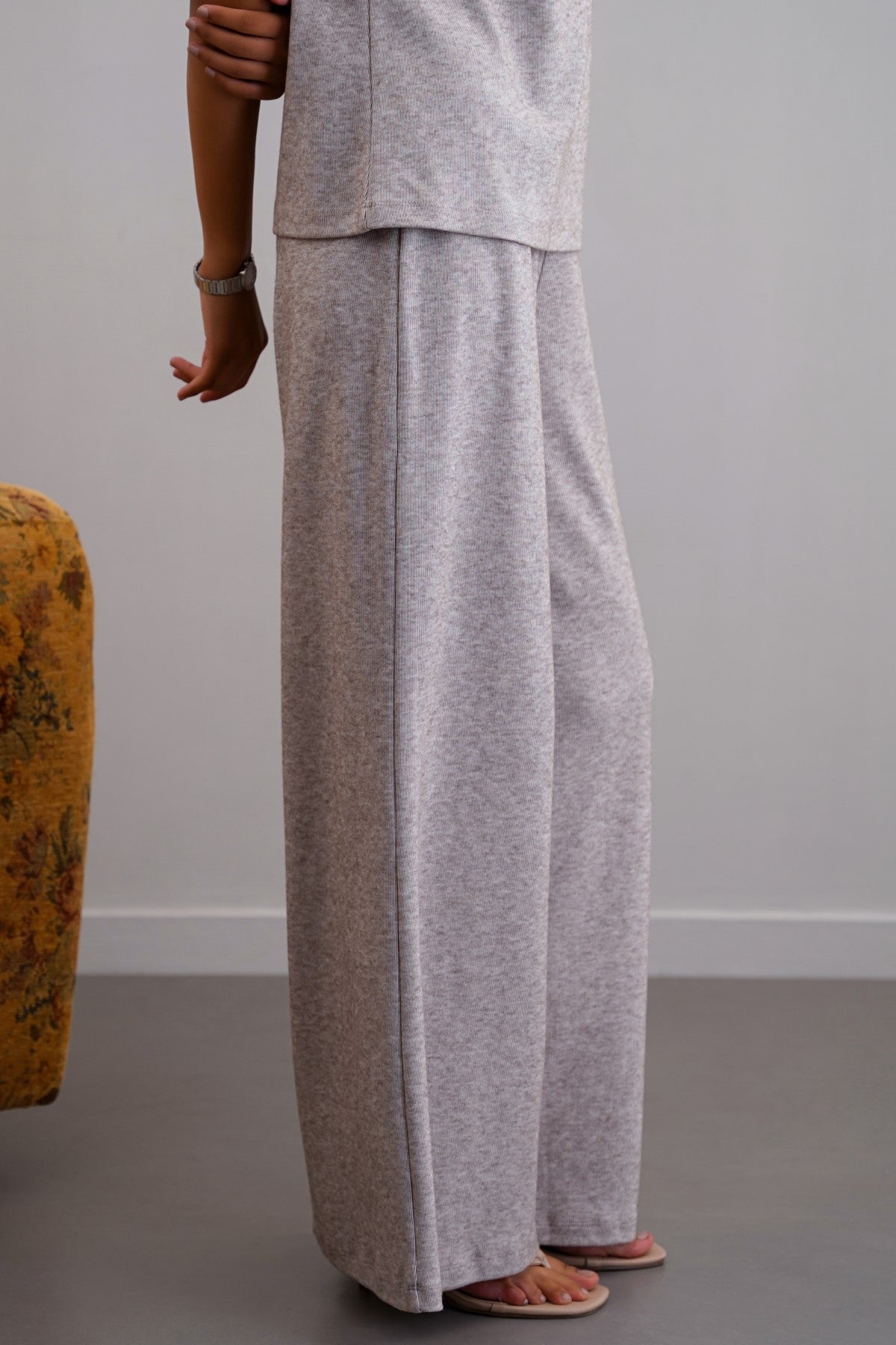 OAT WHITE CLOUD STRETCHY PANT