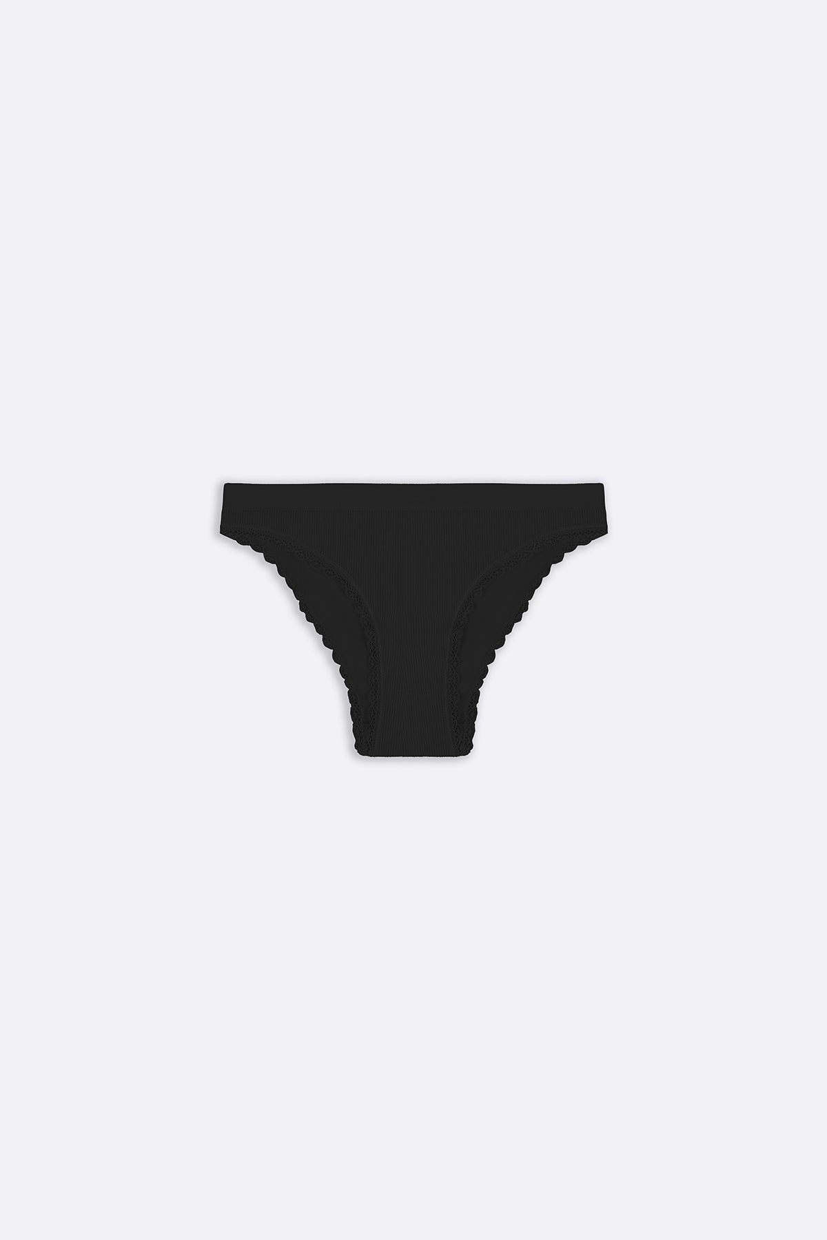 BLACK LACE BRIEF
